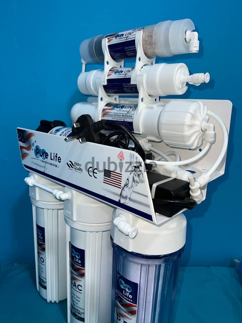 PURA LIFE  RO MACHINES WITH 100 GPD MEMBRANE OR SS FAUCET 4