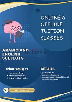 online and offline Arabic tuition classes 0