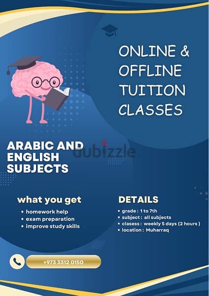 online and offline Arabic tuition classes 0