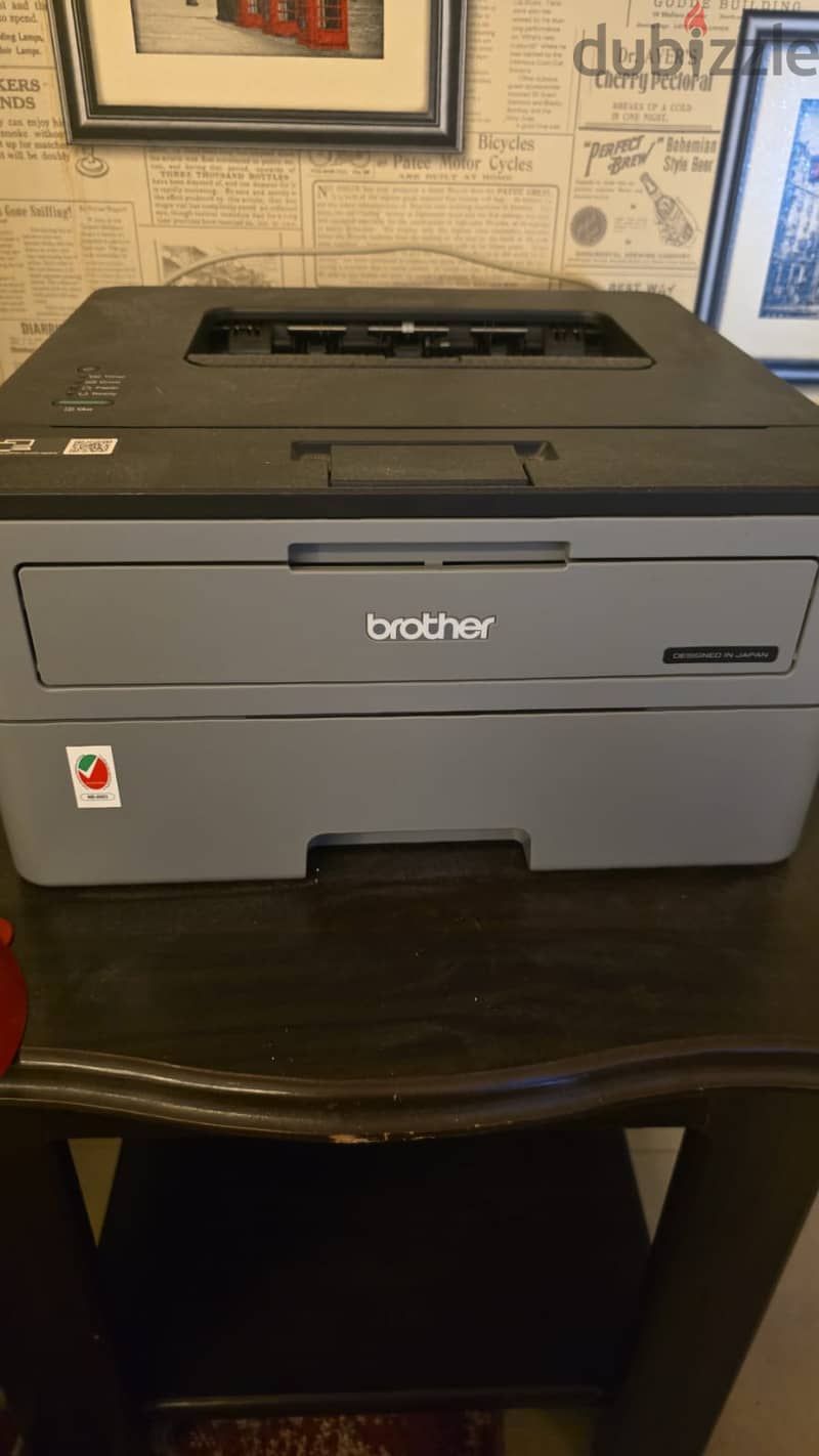 Brother laser printer for sale 50 bd light use طابعه بروذر للبيع 1