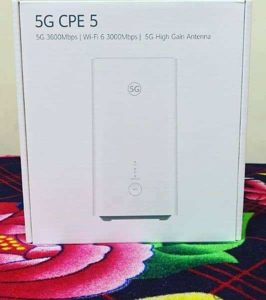 5G cpe 5 for STC with wifi 6. . . delivery also available 0