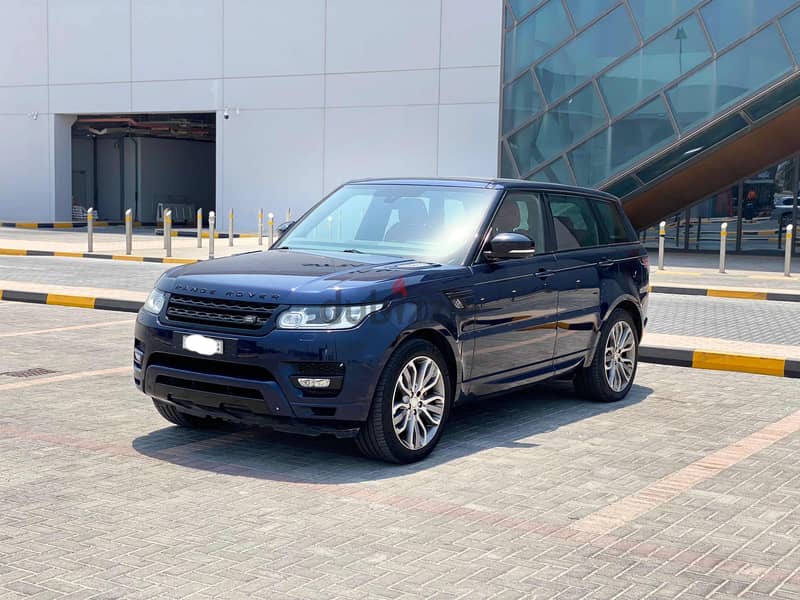 Land Rover Range Rover Sport 2014 blue 1