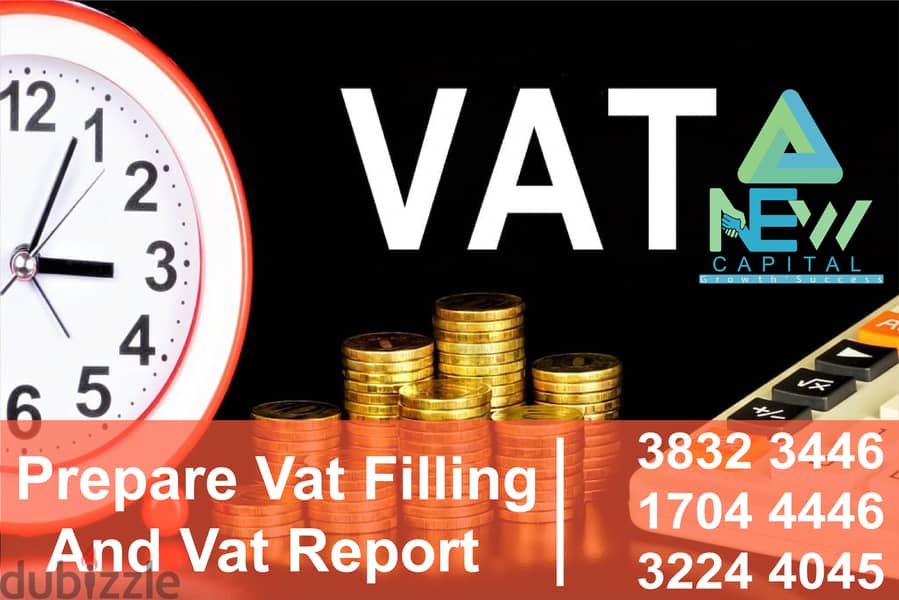 Prepare VAT Filling & V-A-T Report 0