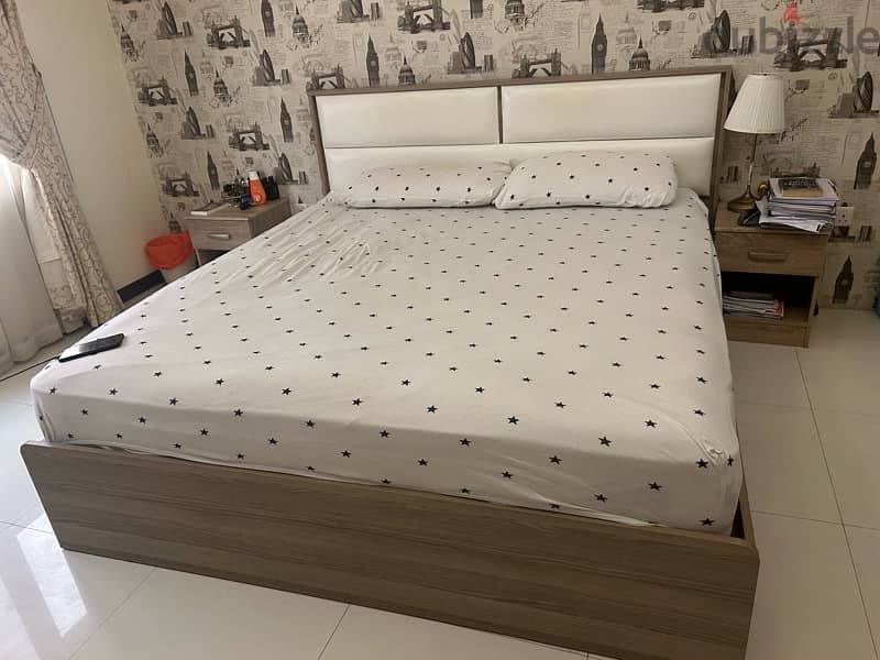 ikea bed with side tables 1