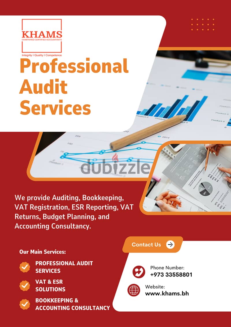 Professional Audit Services, Bookkeeping & ESR/Vat Registration 0