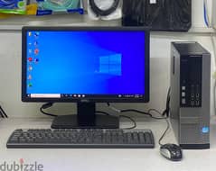 Dell SFF Core i7 3.40Ghz Computer Set 19"HD Monitor 256GB SSD 8GB RAM