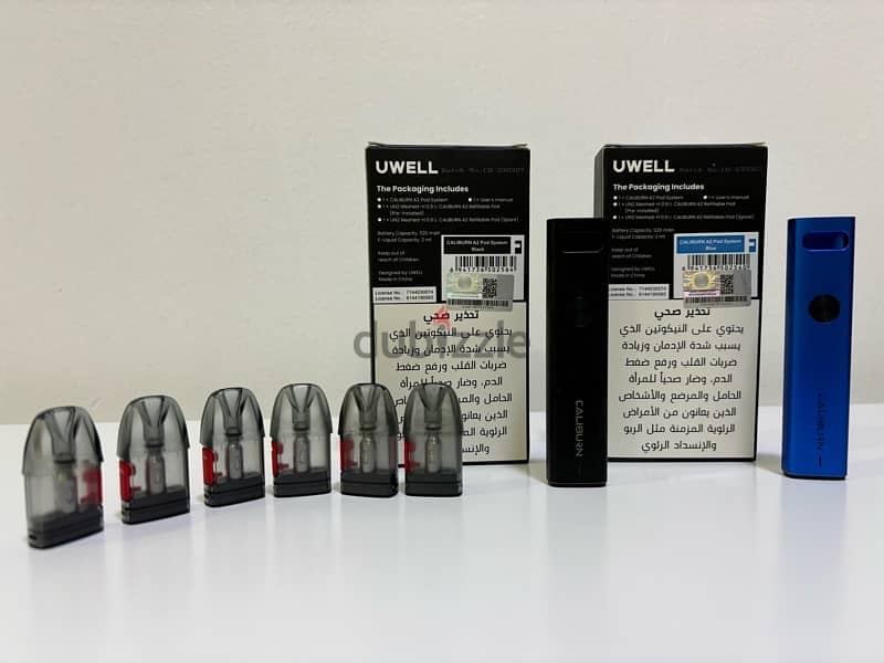 vape uwell A2 with 7 pods 1