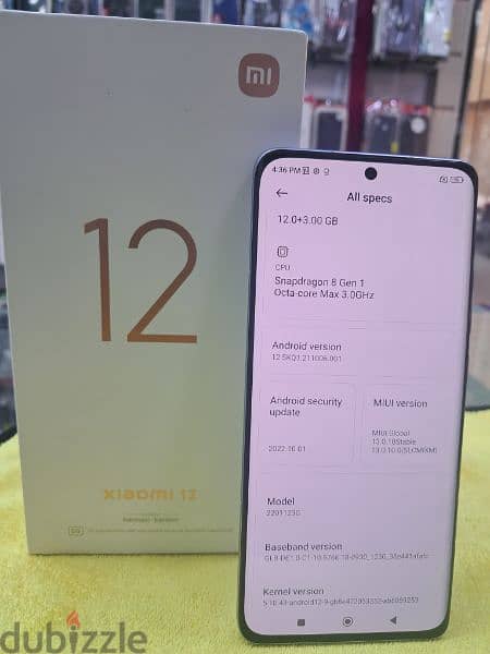 Xiaomi 12 5g for sell 2