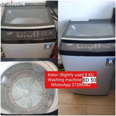 Slightly used 8 Kg kelon washing machine other items sale wd Delivery 0