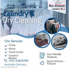 Laundry Serivice Available All Over Bahrain With Free Delivery