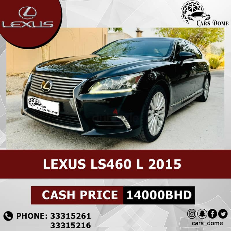 Lexus LS-Series 2015 LS460L 8