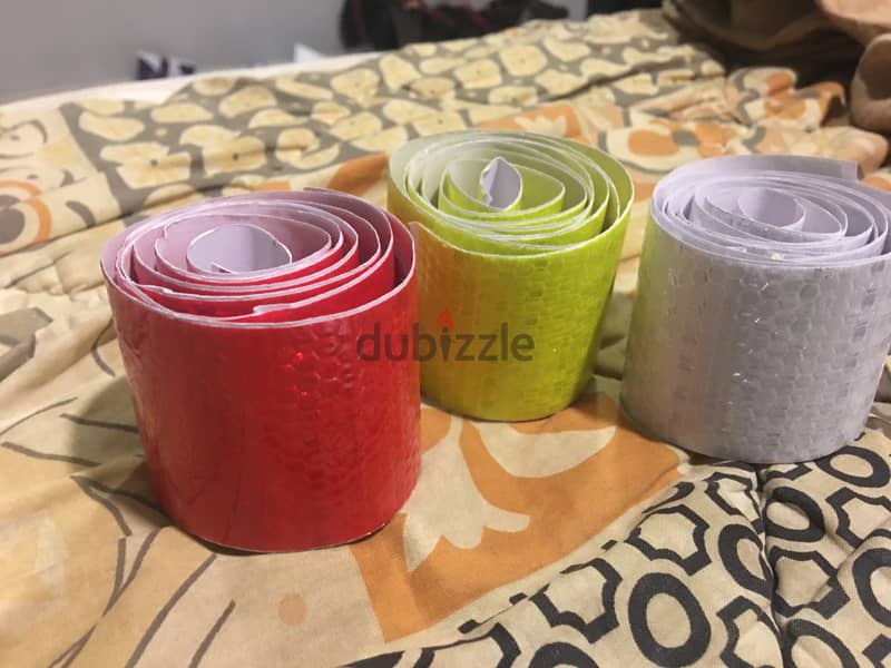 Reflector tape honeycomb 1meter*5cm red white yellow 1