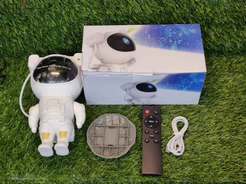 Cool White Astronaut Galaxy Light Projector 3