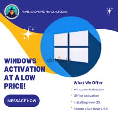 Windows Activation Availiable For A Low Price!!!! 0