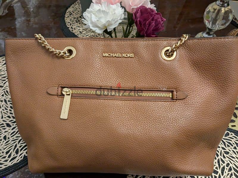 Original Camel Brown Michael Kors Bag for sale 0