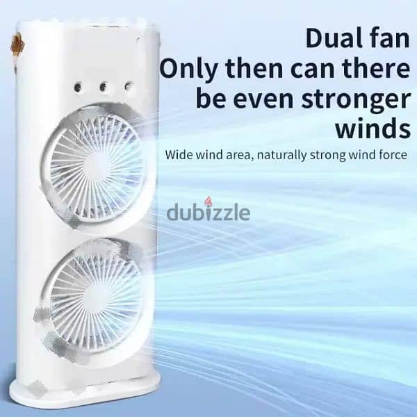 Double-ended Spray Fan Portable Humidifier 1