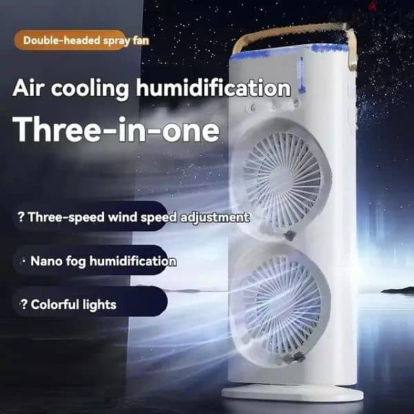 Double-ended Spray Fan Portable Humidifier 2