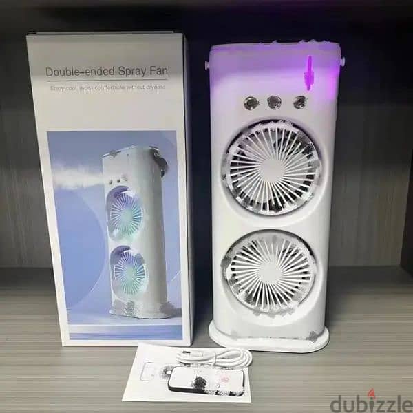 Double-ended Spray Fan Portable Humidifier 5