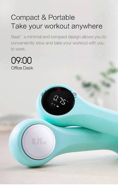 Xiaomi Move it Beat Smart Dumbbell
0.75kg 1