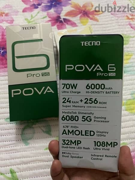 TECNO POVA 6 pro 5G 2