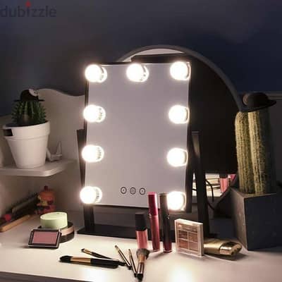 Makeup Mirror & Lights,with 9 LED Bulbs for Dressing Table & Bedroom