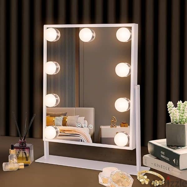 Makeup Mirror & Lights,with 9 LED Bulbs for Dressing Table & Bedroom 1