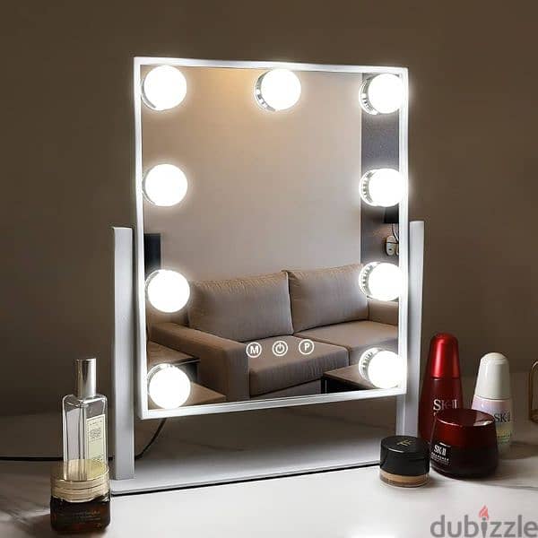 Makeup Mirror & Lights,with 9 LED Bulbs for Dressing Table & Bedroom 4