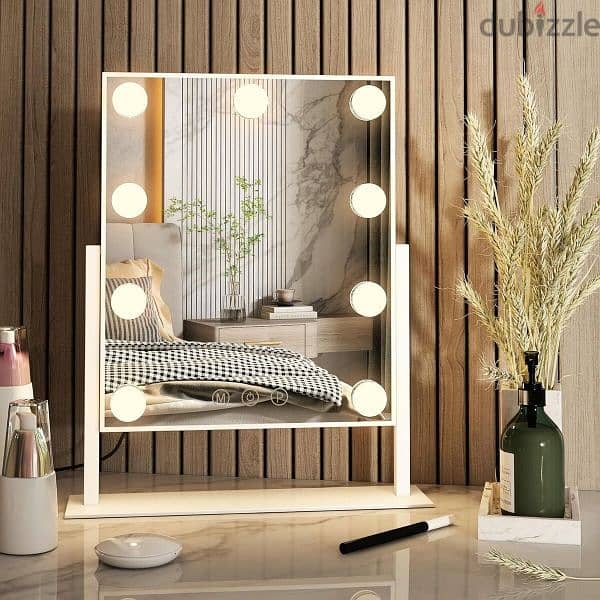 Makeup Mirror & Lights,with 9 LED Bulbs for Dressing Table & Bedroom 6