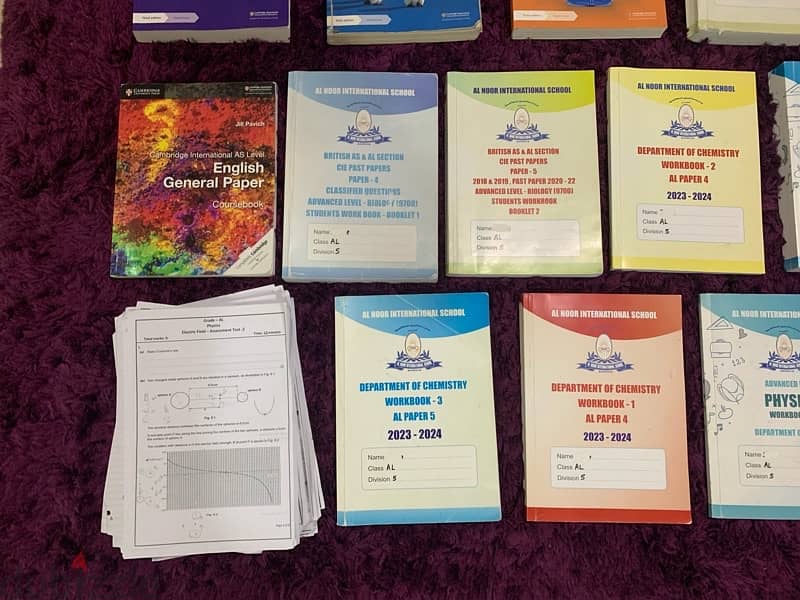 Al Noor Cambridge AS and A Level Textbooks and Pastpaper Booklets 3