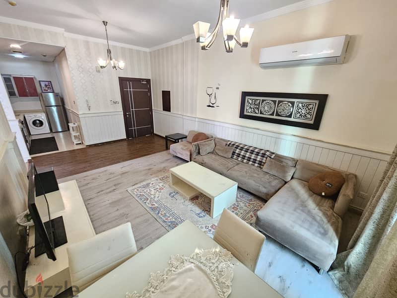 Mob. 33180618 Awesome 2 BHK flat fully furnished near nakheel center 1