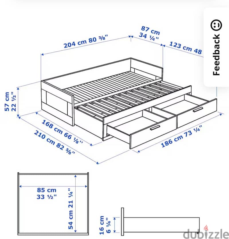 For Sale - IKEA Brimnes Day Bed 5