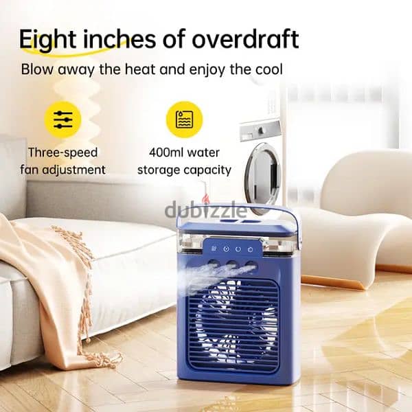 3 in 1 Mini Air Cooler USB Connection Portable Fan Humidifier  Cooler 2