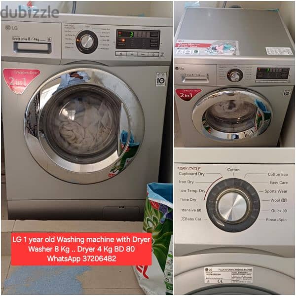 Toshiba washing machine and other items for sale with Delivery 5