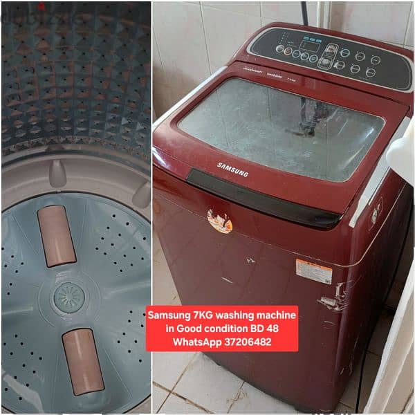 Toshiba washing machine and other items for sale with Delivery 16