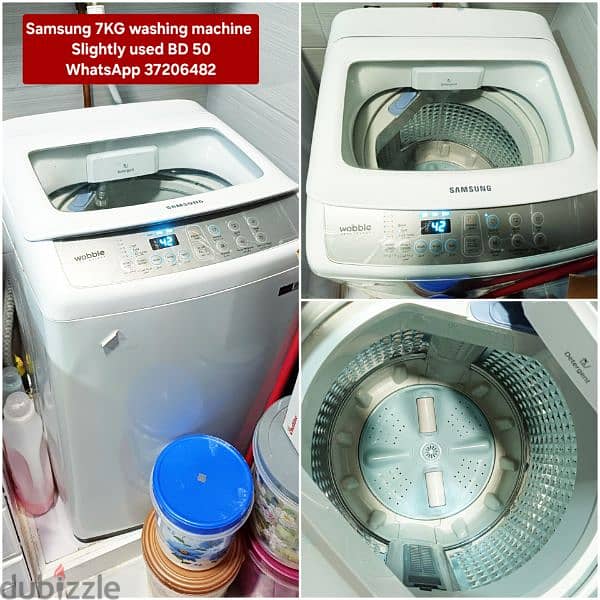 Toshiba washing machine and other items for sale with Delivery 17