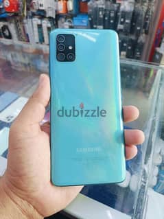 Samsung A51. Blue colour. 6+6GB RAM. 128GB Storage. 0