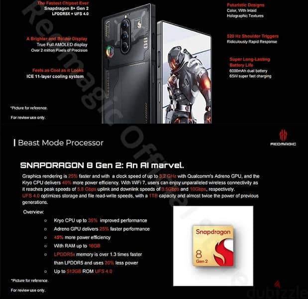 Nubia Redmagic 8 Pro 250BD 1