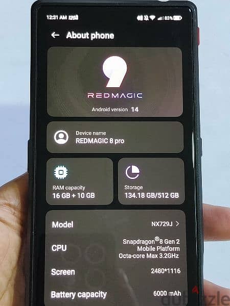 Nubia Redmagic 8 Pro 250BD 3