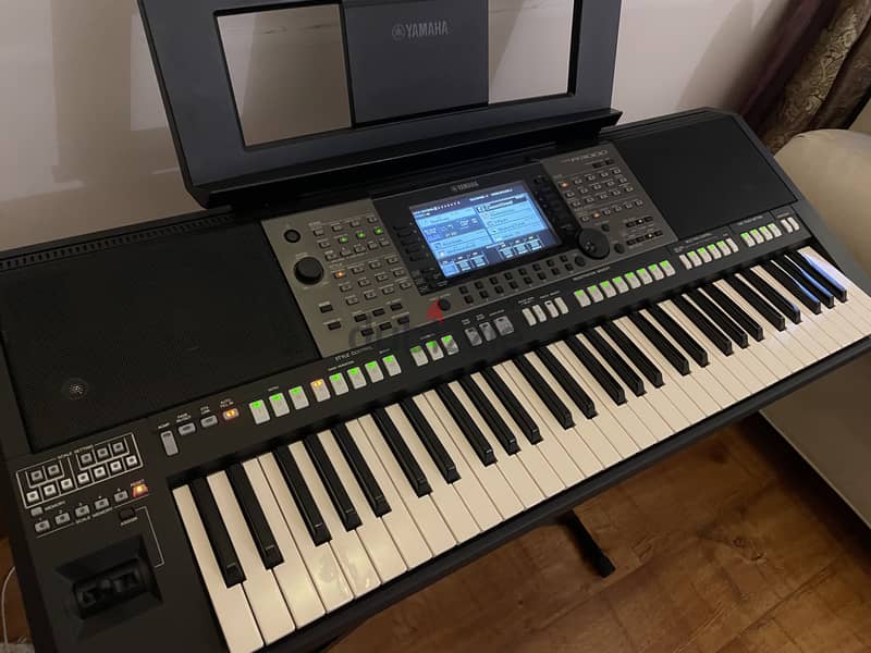 Yamaha PSR-A3000 Keyboard with Stand, and Yamaha Psr-F51 1