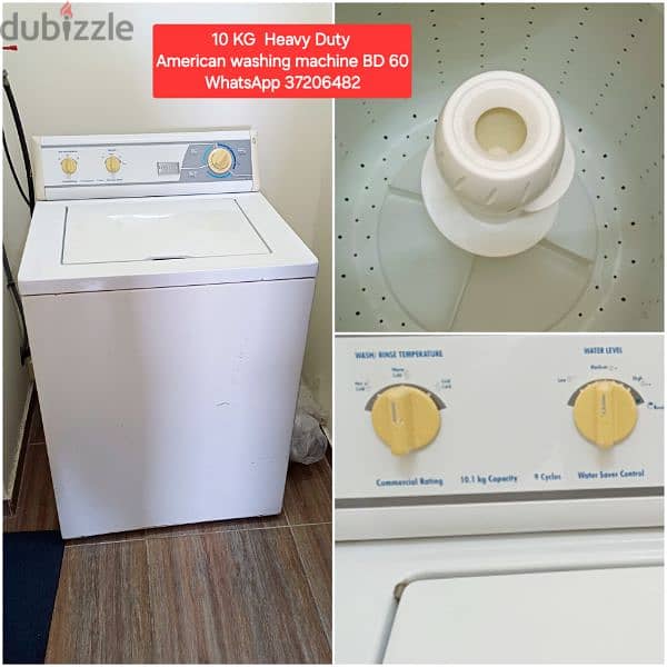 LG washer with Dryer and other items for sale with Delivery 4