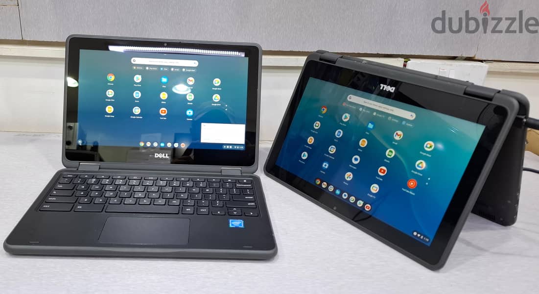 DELL Touch 2 In 1 Chromebook (FREE BAG & AirPods) Built-in Play Store 3