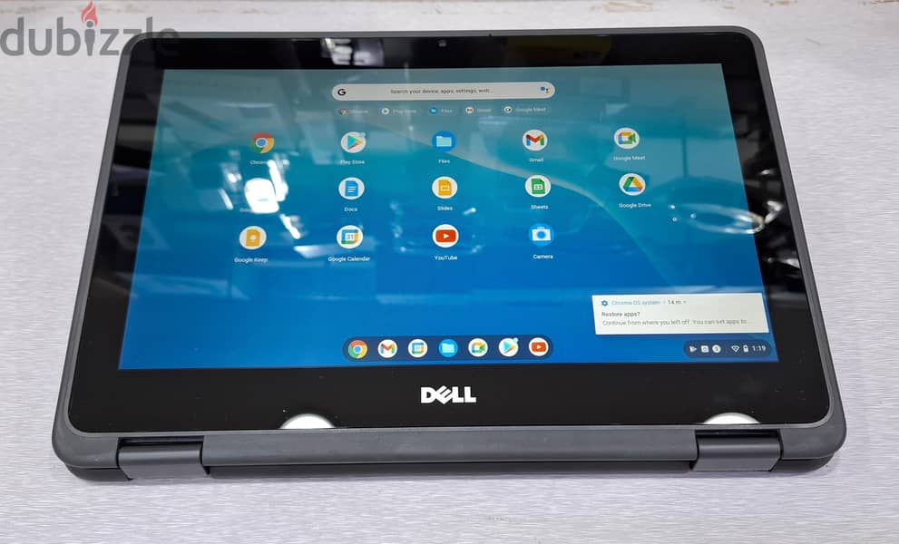 DELL Touch 2 In 1 Chromebook (FREE BAG & AirPods) Built-in Play Store 6