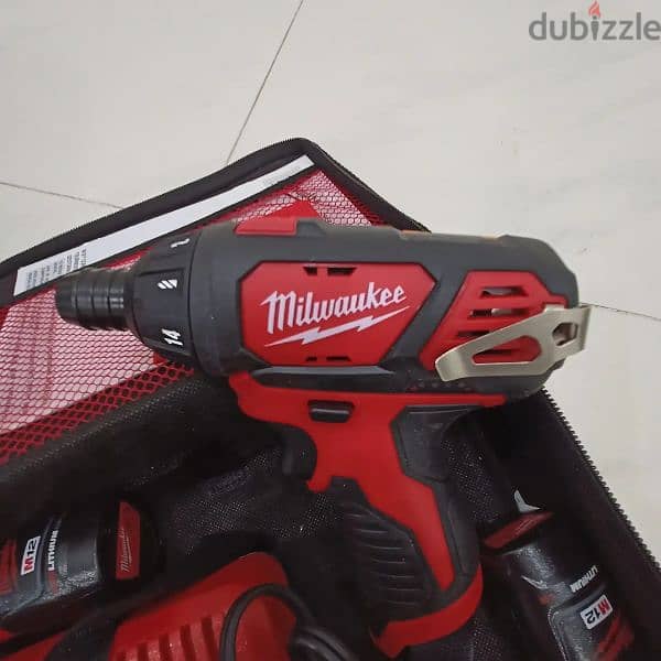 New Milwaukee M12 Screwdriver/Drill MODEL 2401-20 مفك ملواكي جديد 3