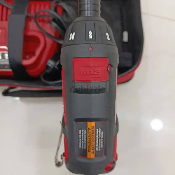 New Milwaukee M12 Screwdriver/Drill MODEL 2401-20 مفك ملواكي جديد 6