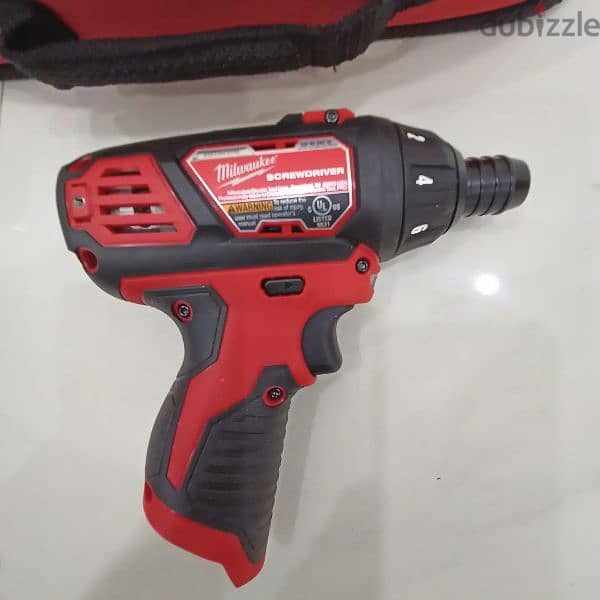 New Milwaukee M12 Screwdriver/Drill MODEL 2401-20 مفك ملواكي جديد 7