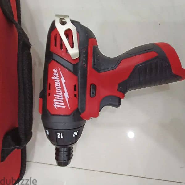 New Milwaukee M12 Screwdriver/Drill MODEL 2401-20 مفك ملواكي جديد 8