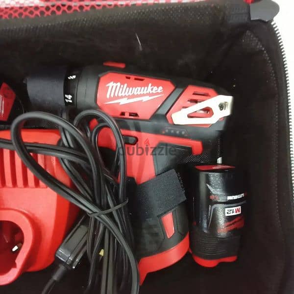 New Milwaukee M12 Screwdriver/Drill MODEL 2401-20 مفك ملواكي جديد 11