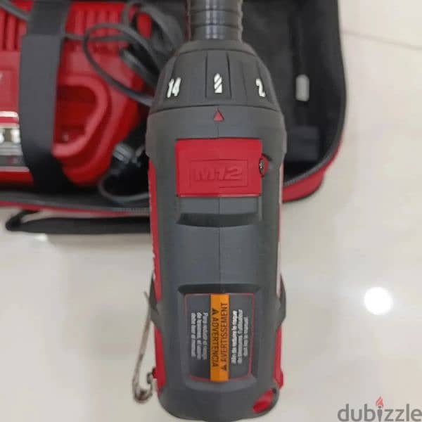 New Milwaukee M12 Screwdriver/Drill MODEL 2401-20 مفك ملواكي جديد 12