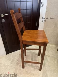 Bar stools – 3 nr, 15 BHD each 0