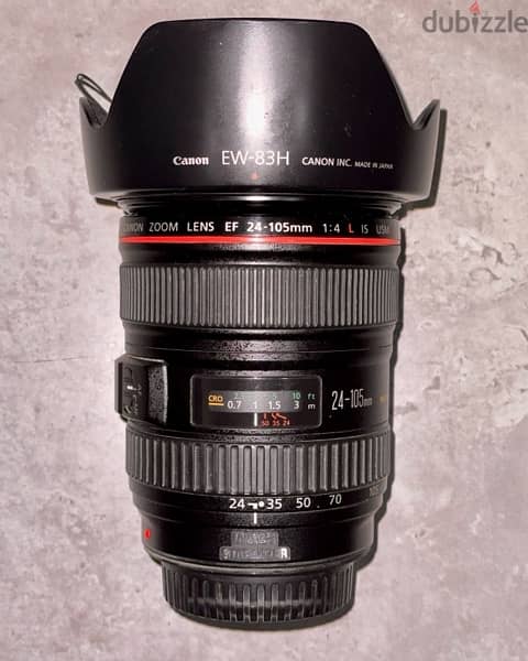 For sale Canon 24-105 f4 L USM lens 0